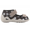 BEFADO 350P054 SANDAŁKI CHŁOPIĘCE TEKSTYLNE DOMOWE KAPCIE PAPCIE WKŁ.SKÓRA