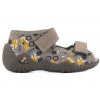 BEFADO 350P055 SANDAŁKI CHŁOPIĘCE TEKSTYLNE DOMOWE KAPCIE PAPCIE WKŁ.SKÓRA