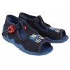 BEFADO 217P120 SANDAŁKI TEKSTYLNE CHŁOPIĘCE DOMOWE KAPCIE PAPCIE