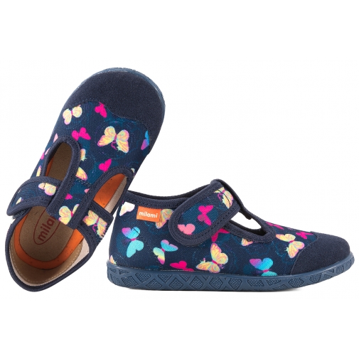 MILAMI 112-BR-37 TEKSTYLNE DOMOWE DZIEWCZĘCE KAPCIE PAPCIE RZEP