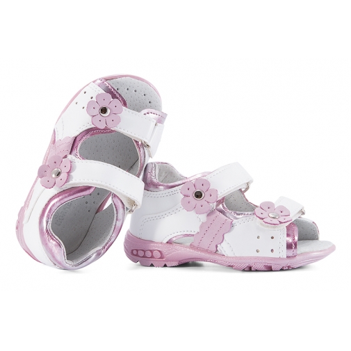 KORNECKI 4507 SANDAŁKI DZIEWCZĘCE SANDAŁY białe %%%