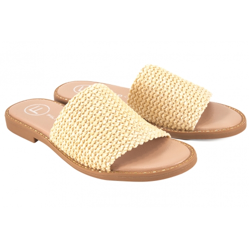 FILIPPO DK4492 KLAPKI DAMSKIE PŁASKIE beżowe