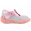 BEFADO 213P145 SANDAŁKI TEKSTYLNE DZIEWCZĘCE DOMOWE KAPCIE PAPCIE