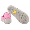 BEFADO 342P066 SANDAŁKI TEKSTYLNE DZIEWCZĘCE DOMOWE KAPCIE PAPCIE WKŁ.SKÓRA