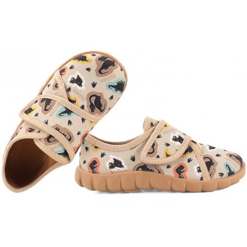 BEFADO 427P002 TEKSTYLNE DOMOWE CHŁOPIĘCE KAPCIE PAPCIE RZEP