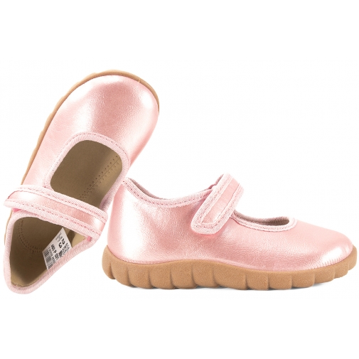 BEFADO 460P021 PERŁOWE BALERINKI DOMOWE DZIEWCZĘCE KAPCIE PAPCIE RZEP