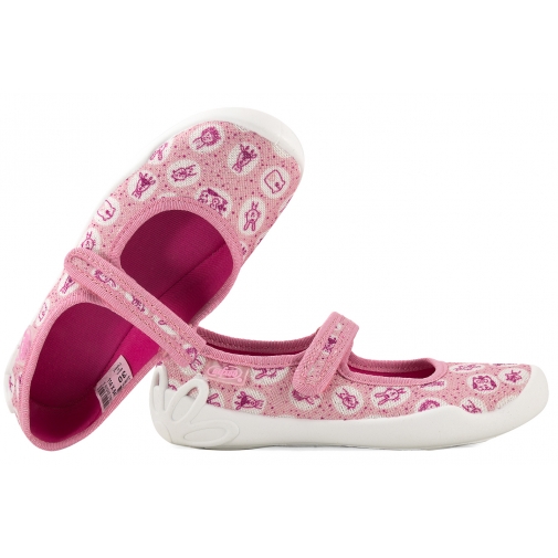 BEFADO 114X547 BALERINKI TEKSTYLNE DOMOWE DZIEWCZĘCE KAPCIE PAPCIE SOFT rzepy