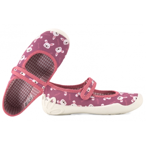 BEFADO 114X558 BALERINKI TEKSTYLNE DOMOWE DZIEWCZĘCE KAPCIE PAPCIE SOFT rzepy