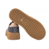 FILIPPO DP6776 PÓŁBUTY DAMSKIE SNEAKERSY NA PLATFORMIE SKÓRZANE grafitowe