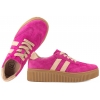 FILIPPO DP6776 PÓŁBUTY DAMSKIE SNEAKERSY NA PLATFORMIE SKÓRZANE fuksja