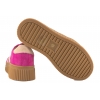 FILIPPO DP6776 PÓŁBUTY DAMSKIE SNEAKERSY NA PLATFORMIE SKÓRZANE fuksja