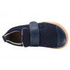 MAZUREK SLIPPER NAVY MIX BAREFOOT SKÓRZANO-TEKSTYLNE PÓŁBUTY DZIECIĘCE KAPCIE