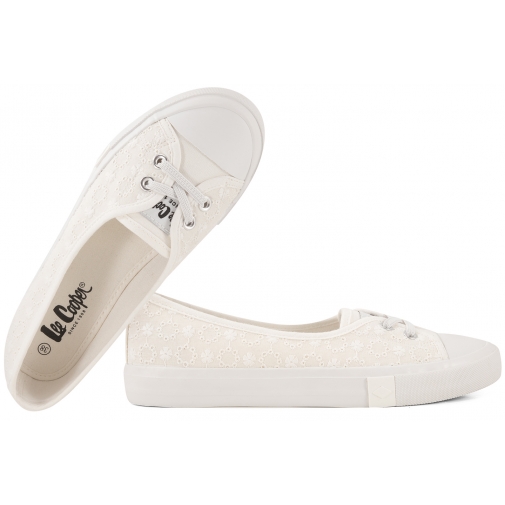 LEE COOPER LCW-25-31-3447L TENISÓWKI TEKSTYLNE BALERINKI haftowane