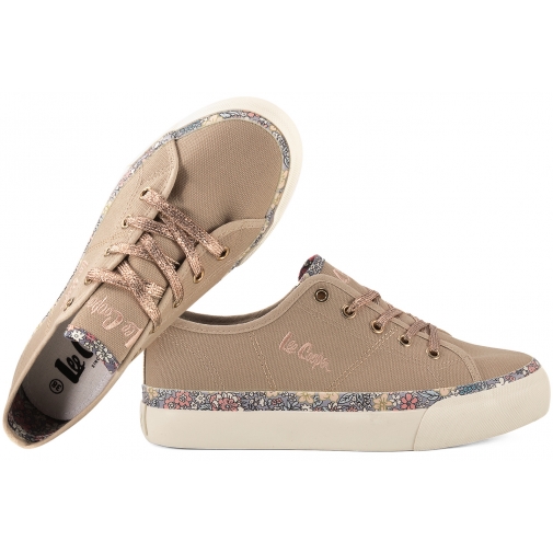 LEE COOPER LCW-25-08-3643L PÓŁTRAMPKI NA PLATFORMIE TENISÓWKI TEKSTYLNE TRAMPKI