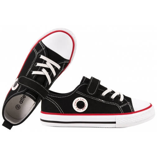 ATLETICO WY-25799 PÓŁTRAMPKI DZIECIĘCE SZKOLNE TRAMPKI RZEPY TENISÓWKI