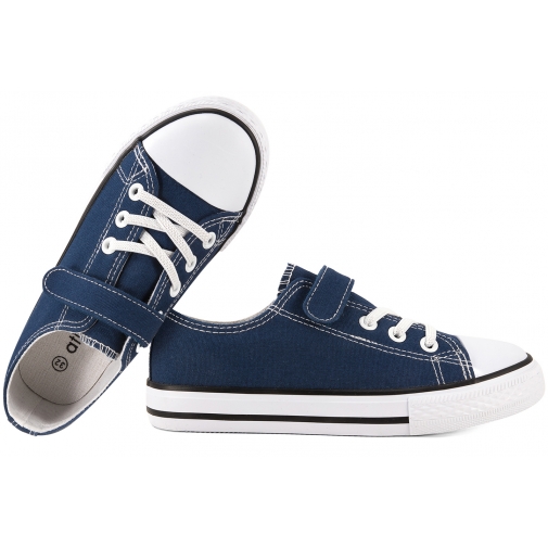 ATLETICOWY-25806 PÓŁTRAMPKI DZIECIĘCE SZKOLNE TRAMPKI RZEPY TENISÓWKI