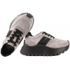 FILIPPO DP6785 PÓŁBUTY DAMSKIE SNEAKERSY NA PLATFORMIE SKÓRZANE szare