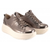FILIPPO DP6795 PÓŁBUTY DAMSKIE SNEAKERSY NA PLATFORMIE SKÓRZANE miedziane