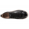 FILIPPO DP6795 PÓŁBUTY DAMSKIE SNEAKERSY NA PLATFORMIE SKÓRZANE czarne