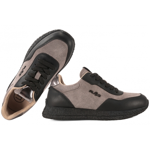 FILIPPO DP7405 PÓŁBUTY DAMSKIE SNEAKERSY SKÓRZANE taupe