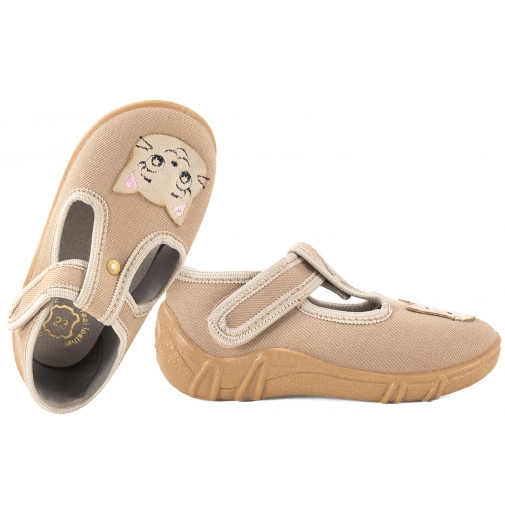 RAWEKS LENA 73 TEKSTYLNE DOMOWE DZIEWCZĘCE KAPCIE PAPCIE skóra wkładka