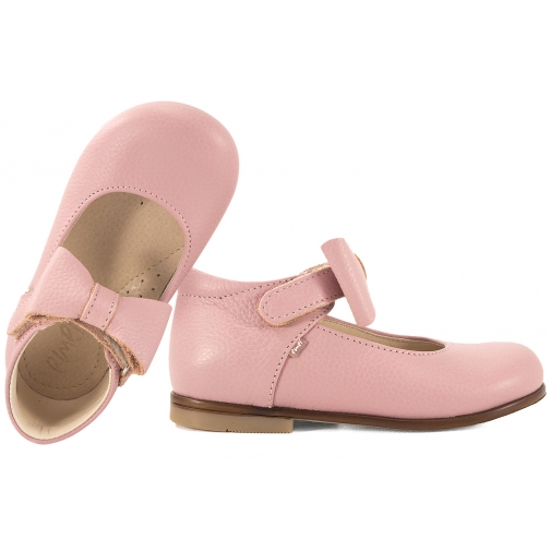 EMEL ES2047D BALERINKI DZIEWCZĘCE PÓŁBUTY PROFILAKTYCZNE obcas THOMASA różowe