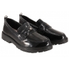FILIPPO DP7409 PÓŁBUTY DAMSKIE MOKASYNY SKÓRZANE LAKIERKI czarne