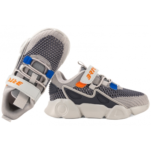 BARTEK 8700710 BUTY SPORTOWE SNEAKERSY DZIECIĘCE PÓŁBUTY PU RZEP