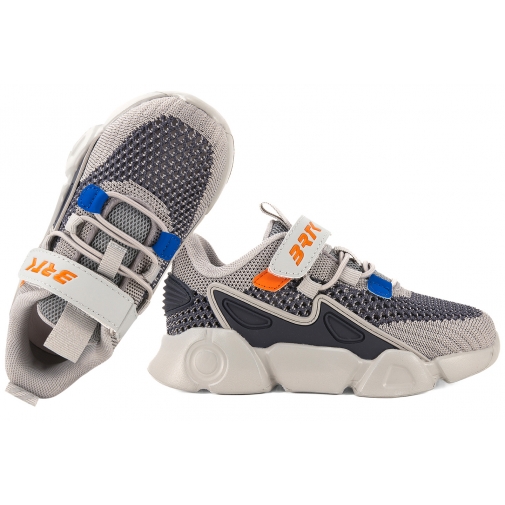 BARTEK 8700710 BUTY SPORTOWE SNEAKERSY DZIECIĘCE PÓŁBUTY PU RZEP