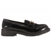 S.BARSKI HY52-454 MOKASYNY DAMSKIE PÓŁBUTY LORDSY LAKIERKI czarne