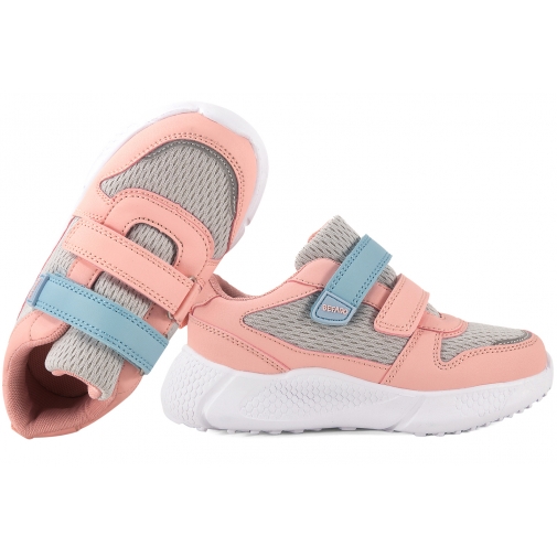 BEFADO 452X003 BUTY SPORTOWE SNEAKERSY DZIEWCZĘCE PÓŁBUTY PU RZEPY