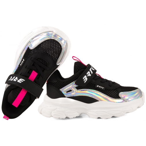 BARTEK 8700811 BUTY SPORTOWE SNEAKERSY DZIEWCZĘCE PÓŁBUTY PU RZEP