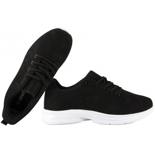 ATLETICO XY-14203 BUTY SPORTOWE SNEAKERSY MĘSKIE PU czarne