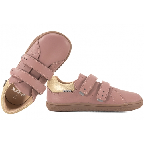 BARTEK 8600355 BAREFOOT PÓŁBUTY DZIECIĘCE TRZEWIKI SKÓRA różowy