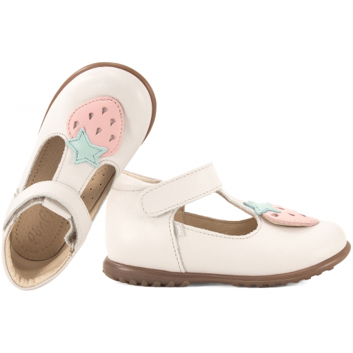 EMEL ES2409G-2 BALERINKI PROFILAKTYCZNE DZIEWCZĘCE ROCZKI  PÓŁBUTY truskawka