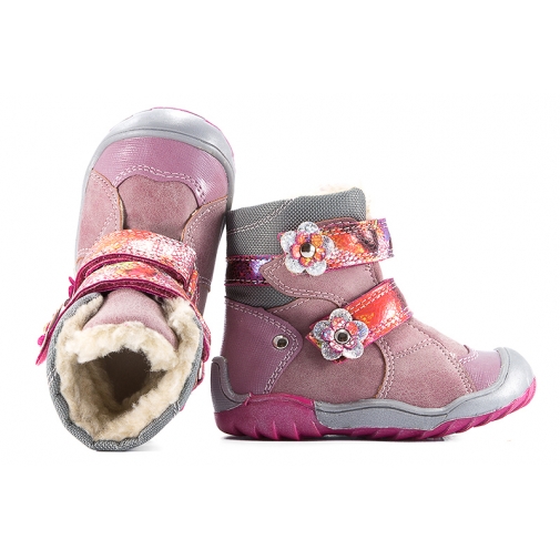 KORNECKI 6054 TRZEWIKI ZIMOWE KOZACZKI OCIEPLANE DZIEWCZĘCE