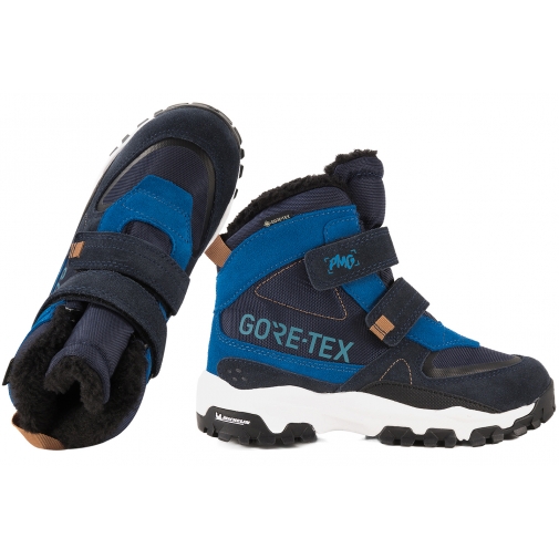 PRIMIGI 8936011 ŚNIEGOWCE TRZEWIKI OCIEPLANE ZIMOWE Z MEMBRANĄ GORE-TEX