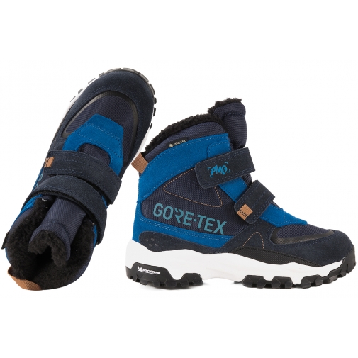 PRIMIGI 8936011 ŚNIEGOWCE TRZEWIKI OCIEPLANE ZIMOWE Z MEMBRANĄ GORE-TEX