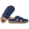 BARTEK 8600366 BAREFOOT PÓŁBUTY DZIECIĘCE TRZEWIKI SKÓRA granatowe