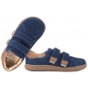 BARTEK 8600366 BAREFOOT PÓŁBUTY DZIECIĘCE TRZEWIKI SKÓRA granatowe