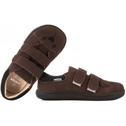 BARTEK 8600662 BAREFOOT PÓŁBUTY DZIECIĘCE TRZEWIKI SKÓRA brązowe