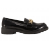 S.BARSKI HY52-539 MOKASYNY DAMSKIE PÓŁBUTY LORDSY LAKIERKI czarne