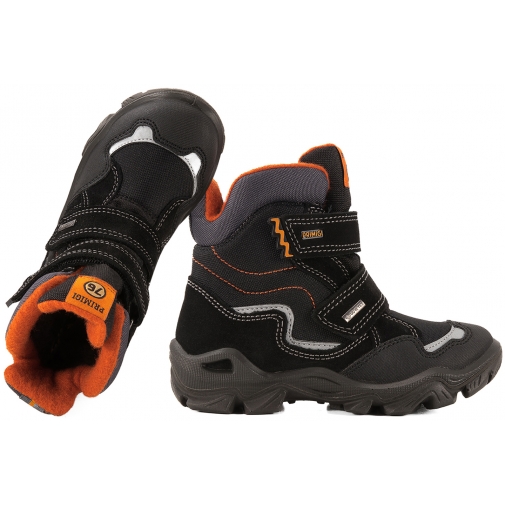 PRIMIGI 8892600 ŚNIEGOWCE TRZEWIKI OCIEPLANE ZIMOWE KOZAKI Z MEMBRANĄ GORE-TEX