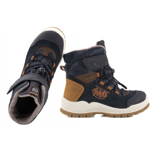 PRIMIGI 8897522 ŚNIEGOWCE TRZEWIKI OCIEPLANE ZIMOWE KOZAKI Z MEMBRANĄ GORE-TEX