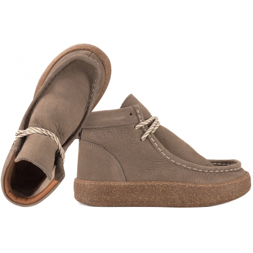 RAVINI 241520 TRZEWIKI SKÓRZANE DAMSKIE PÓŁBUTY BOTKI c.beż