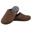 INBLU DG-82U TEKSTYLNE DOMOWE MĘSKIE KAPCIE PAPCIE KLAPKI PU brązowe
