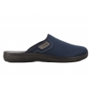 INBLU DG-82U TEKSTYLNE DOMOWE MĘSKIE KAPCIE PAPCIE KLAPKI PU granatowe