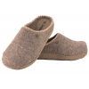 INBLU ED-31 DOMOWE DAMSKIE KAPCIE PAPCIE KLAPKI PU FILC beżowe