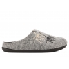 INBLU GF-30 DOMOWE DAMSKIE KAPCIE PAPCIE KLAPKI PU FILC szare