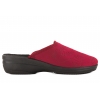 INBLU LV-18 TEKSTYLNE DOMOWE DAMSKIE KAPCIE PAPCIE KLAPKI KOTURN PU bordo